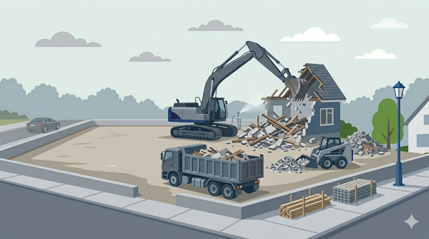 建物解体のイメージ（滅失登記）